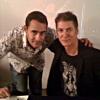 Cédric Hédiard et le chanteur  Etienne Daho
