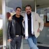 Cédric Hédiard et le chanteur Eric Morena