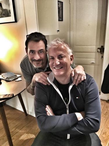 Cédric Hédiard  et son ami Max Herlant