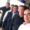Cédric,Claude Brun,C.Valere, J.Labigne e P.Manu en prestation